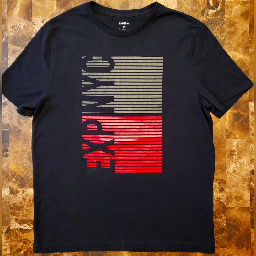 Express T-shirt Black and Red NYC